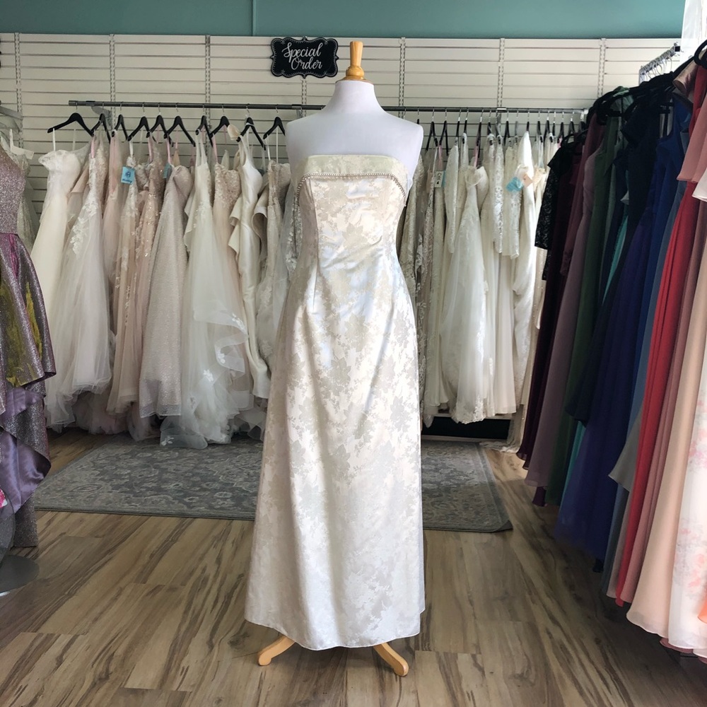 Strapless Ivory Dress